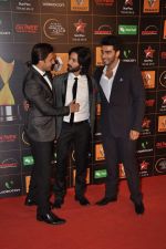 Shahid Kapoor, Ranveer Singh, Arjun Kapoor  at The Renault Star Guild Awards Ceremony in NSCI, Mumbai on 16th Jan 2014